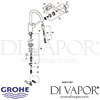 Grohe Concetto Single-Lever Sink Mixer Spares
